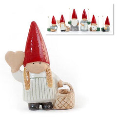 Tomteflicka med korg