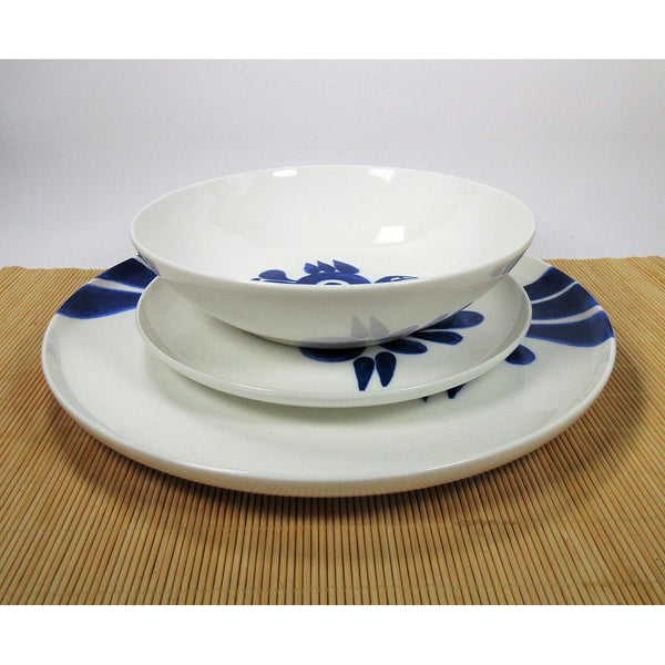 Servis Fågel Blå 6-pack - Bluebird Tableware 18 pieces