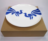 Servis Fågel Blå 6 stora tallrikar - Bluebird six large plates